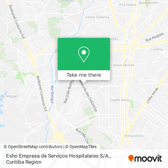 Esho Empresa de Serviços Hospitalares S / A. map