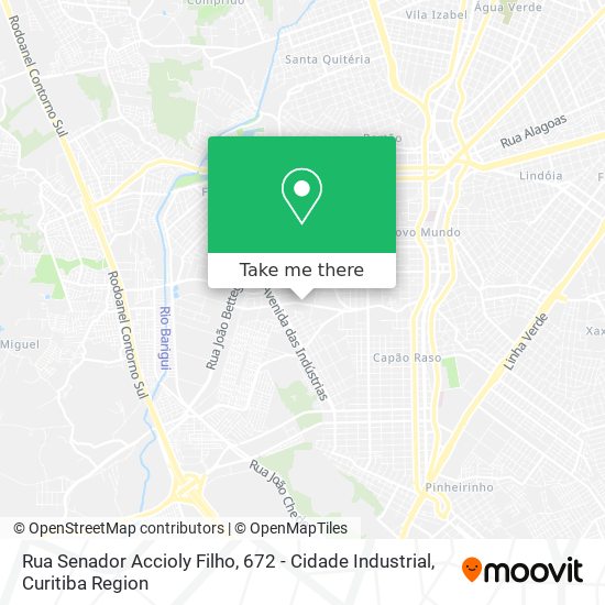 Rua Senador Accioly Filho, 672 - Cidade Industrial map