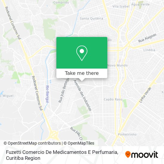 Fuzetti Comercio De Medicamentos E Perfumaria map