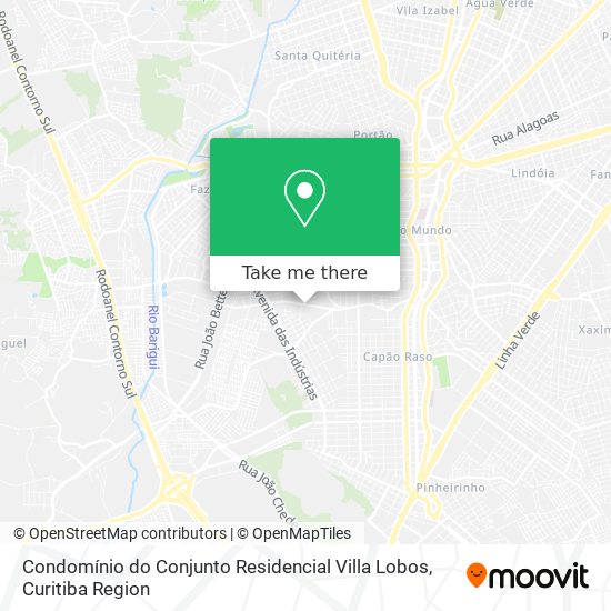 Condomínio do Conjunto Residencial Villa Lobos map