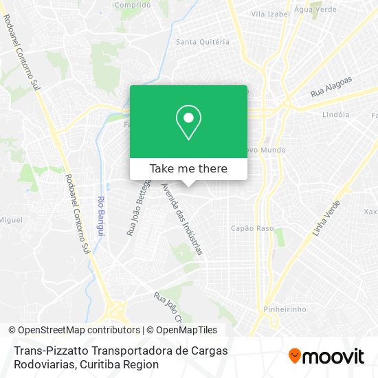 Trans-Pizzatto Transportadora de Cargas Rodoviarias map