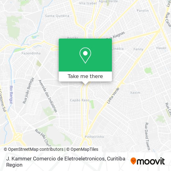 J. Kammer Comercio de Eletroeletronicos map