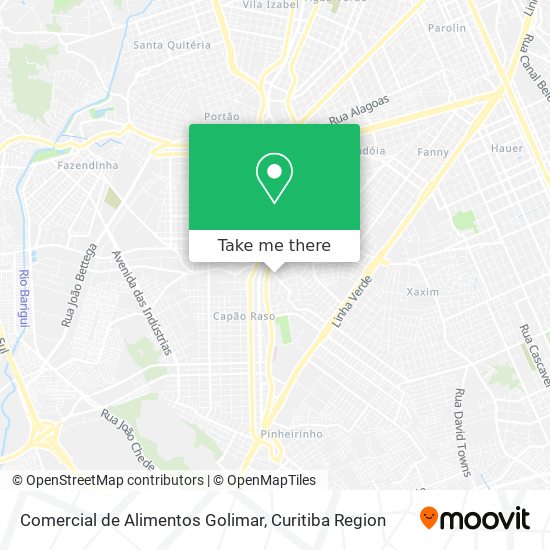 Comercial de Alimentos Golimar map