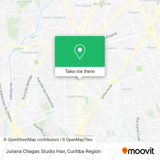 Juliana Chagas Studio Hair map