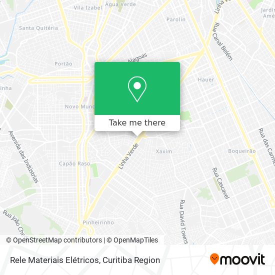 Rele Materiais Elétricos map