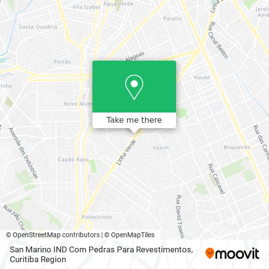 San Marino IND Com Pedras Para Revestimentos map