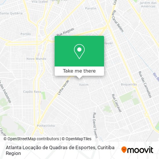 Atlanta Locação de Quadras de Esportes map