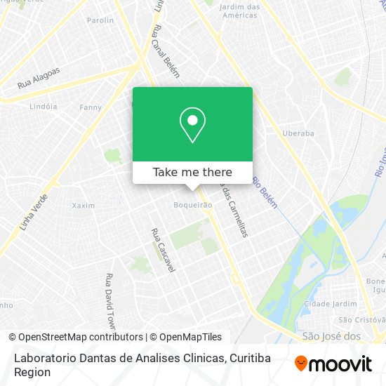 Laboratorio Dantas de Analises Clinicas map