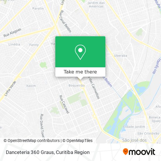 Danceteria 360 Graus map