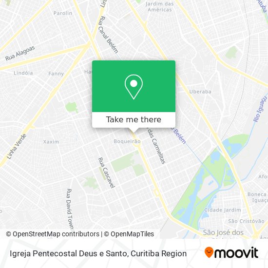 Igreja Pentecostal Deus e Santo map