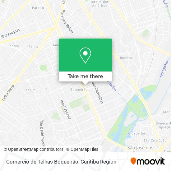 Comércio de Telhas Boqueirão map
