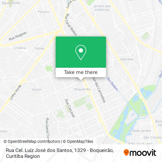 Rua Cel. Luíz José dos Santos, 1329 - Boqueirão map