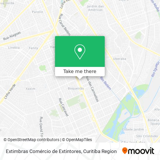 Extimbras Comércio de Extintores map