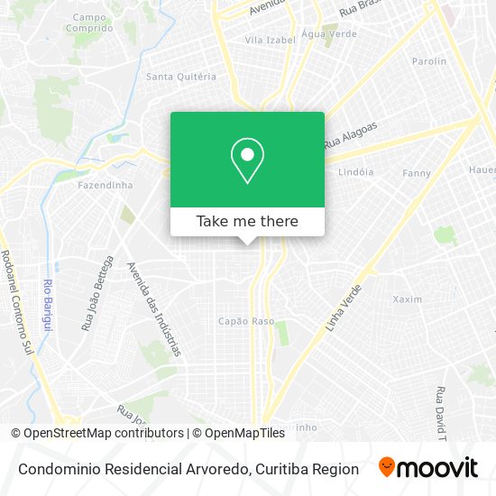 Condominio Residencial Arvoredo map
