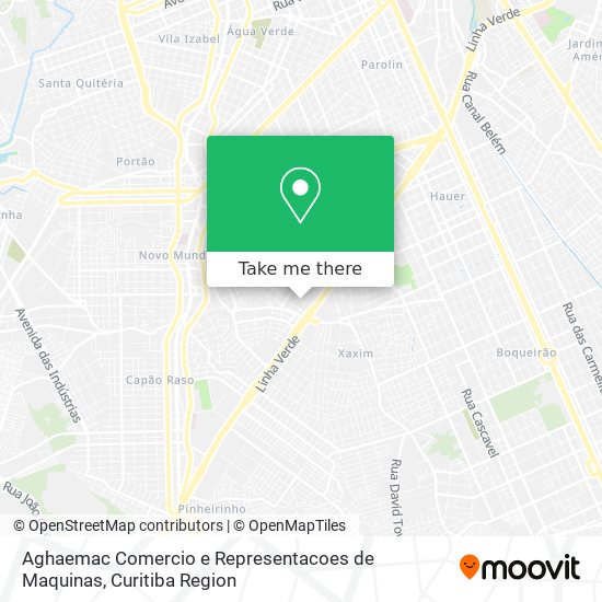 Aghaemac Comercio e Representacoes de Maquinas map