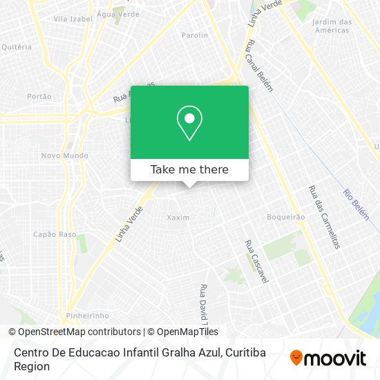 Centro De Educacao Infantil Gralha Azul map