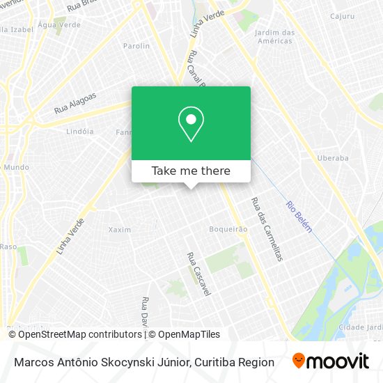 Marcos Antônio Skocynski Júnior map