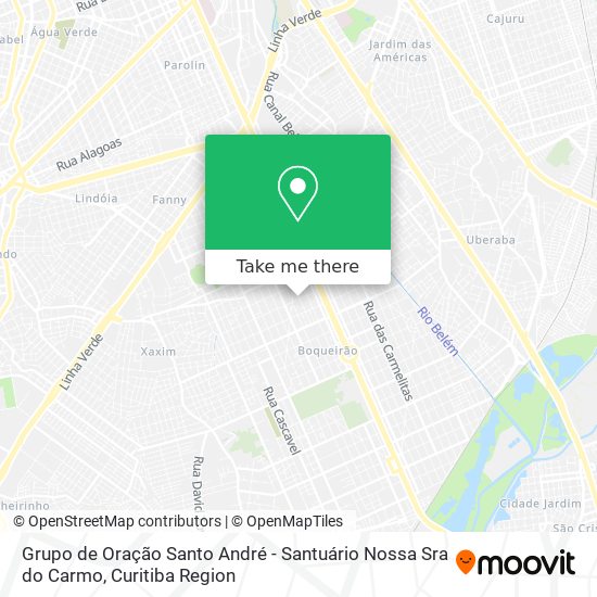 Grupo de Oração Santo André - Santuário Nossa Sra do Carmo map