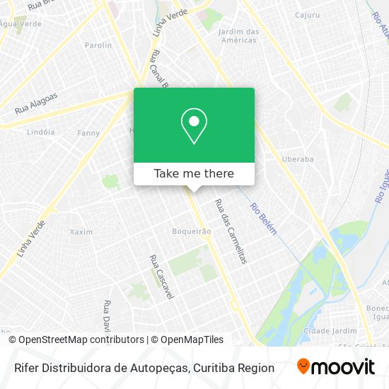 Rifer Distribuidora de Autopeças map