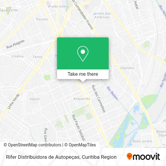 Rifer Distribuidora de Autopeças map
