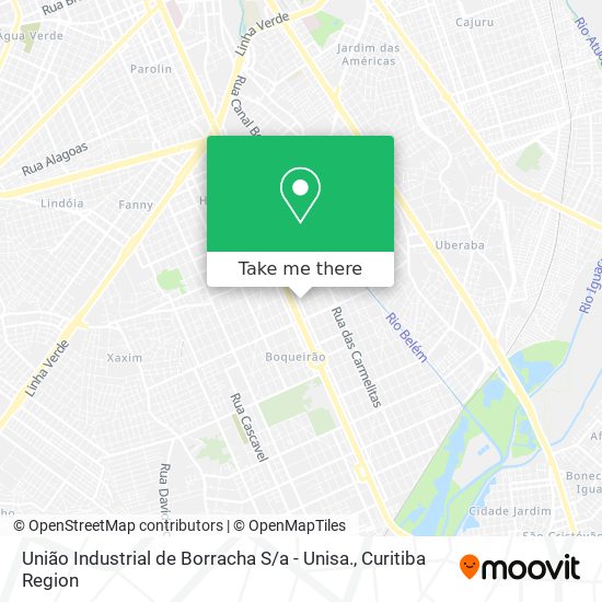 União Industrial de Borracha S / a - Unisa. map