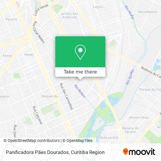 Panificadora Pães Dourados map