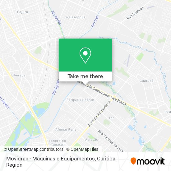 Movigran - Maquinas e Equipamentos map
