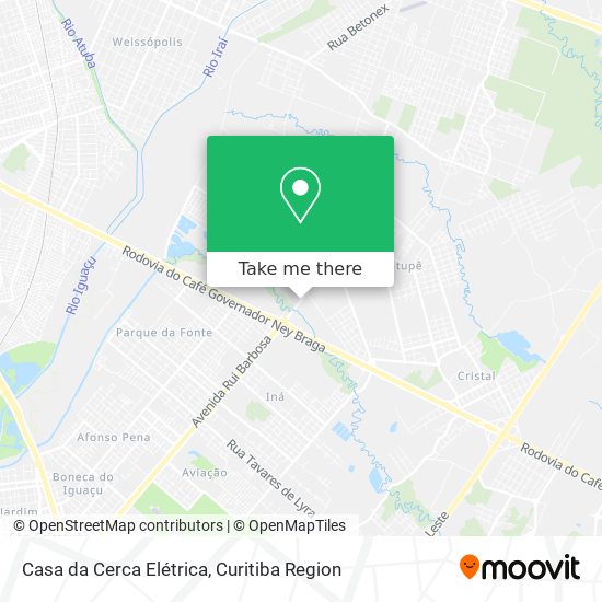 Casa da Cerca Elétrica map