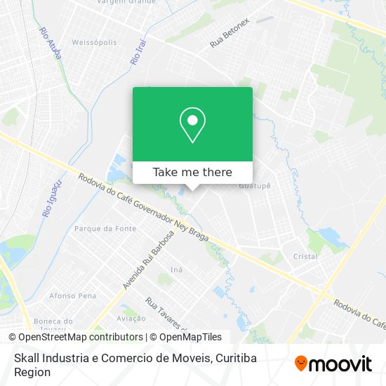 Skall Industria e Comercio de Moveis map