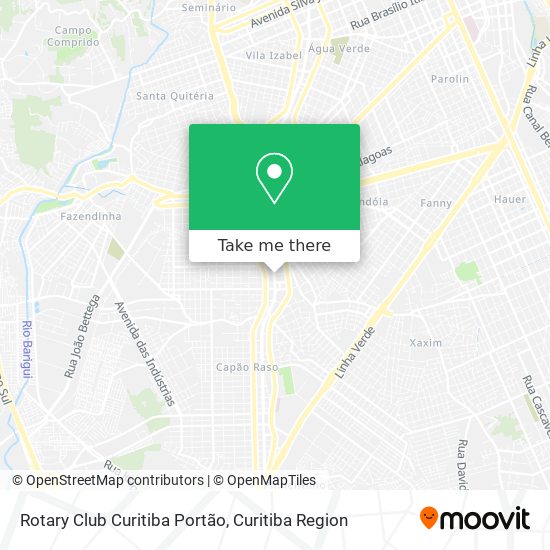 Rotary Club Curitiba Portão map
