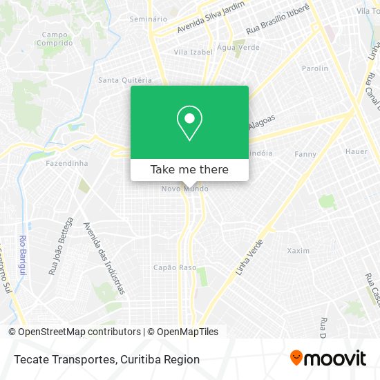 Mapa Tecate Transportes