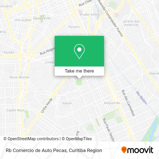 Rb Comercio de Auto Pecas map