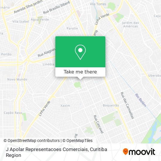J Apolar Representacoes Comerciais map