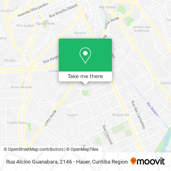 Rua Alcíno Guanabara, 2146 - Hauer map