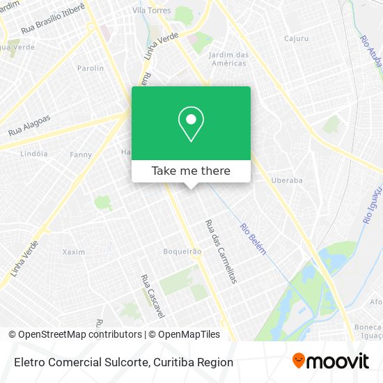 Eletro Comercial Sulcorte map