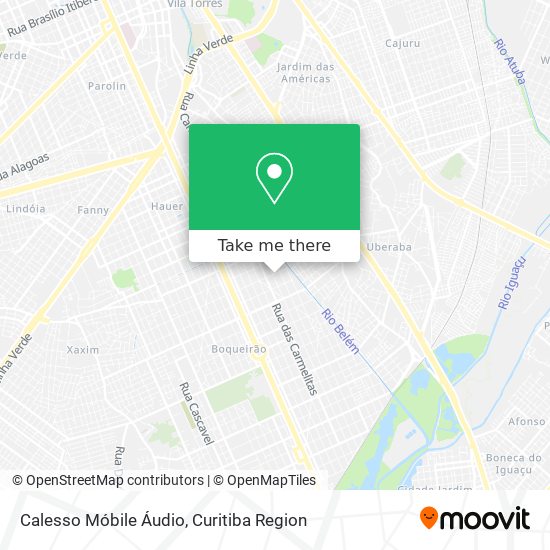 Calesso Móbile Áudio map