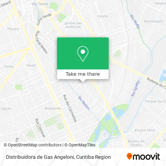 Distribuidora de Gas Angeloni map