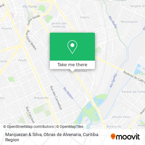 Marquezan & Silva, Obras de Alvenaria map