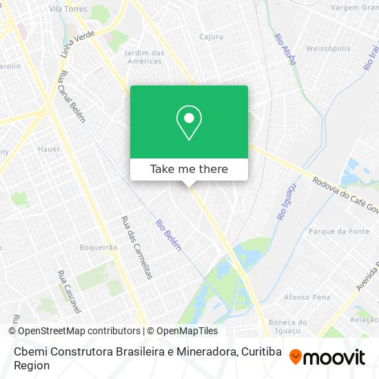 Cbemi Construtora Brasileira e Mineradora map