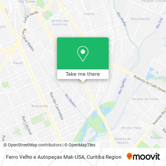 Ferro Velho e Autopeças Mak-USA map