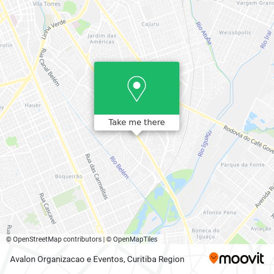 Avalon Organizacao e Eventos map