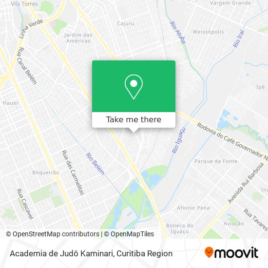 Academia de Judô Kaminari map