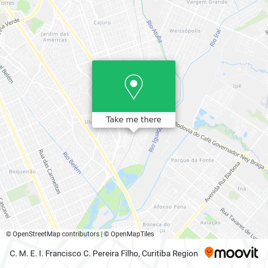 C. M. E. I. Francisco C. Pereira Filho map