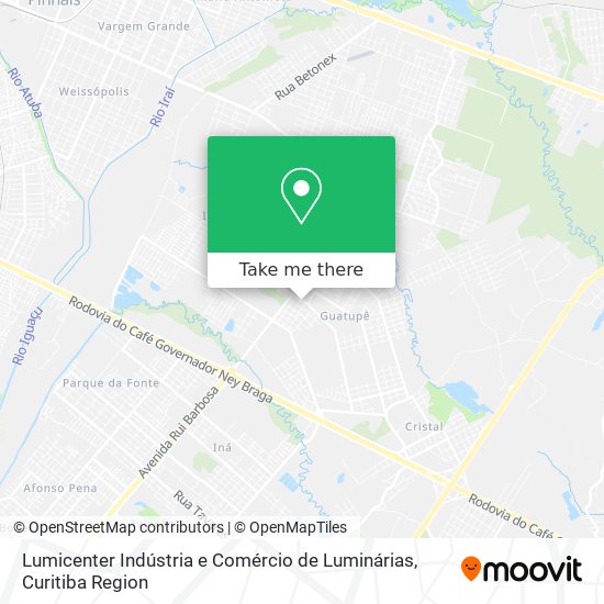 Lumicenter Indústria e Comércio de Luminárias map