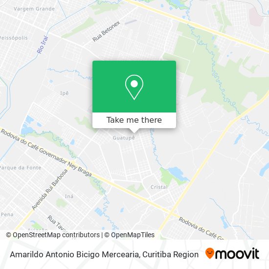Amarildo Antonio Bicigo Mercearia map