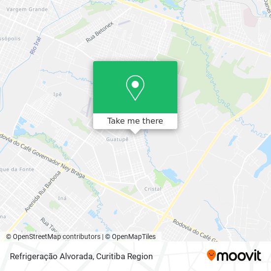 Refrigeração Alvorada map