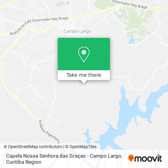 Capela Nossa Senhora das Graças - Campo Largo map