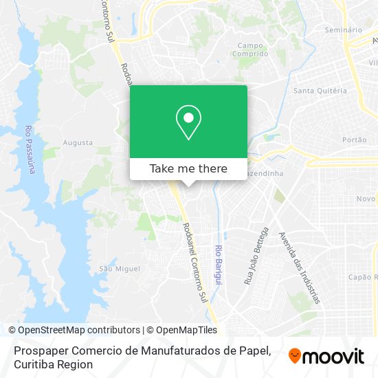 Prospaper Comercio de Manufaturados de Papel map