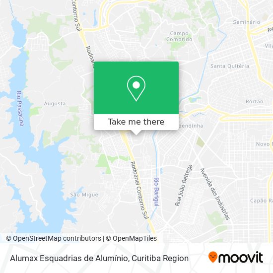 Alumax Esquadrias de Alumínio map