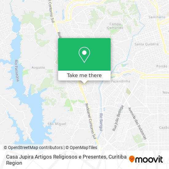 Casa Jupira Artigos Religiosos e Presentes map